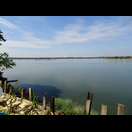 Von rechts kommend mündet der Tonle Sekong in den Mekong